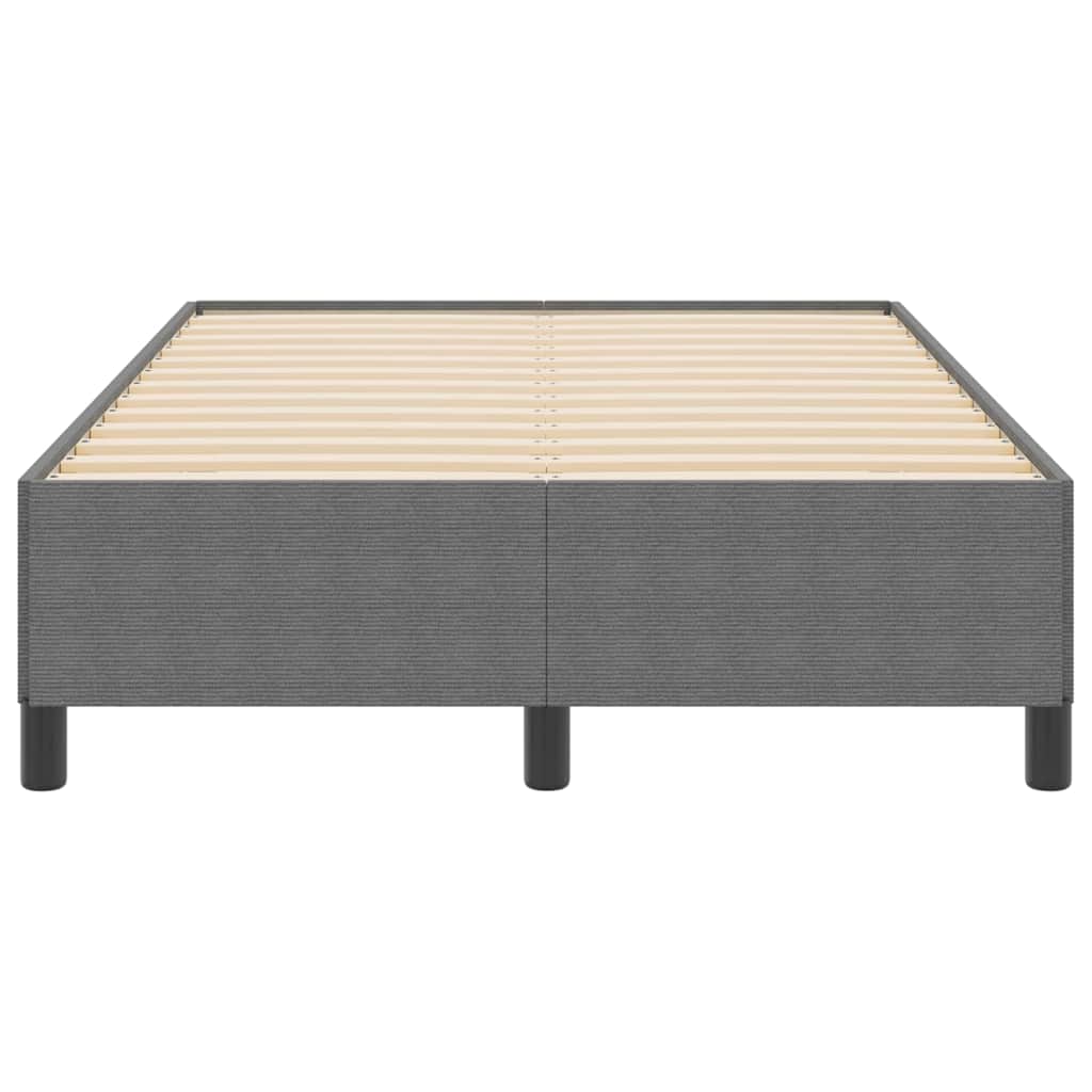 vidaXL Κρεβάτι με ελατήρια Ανοιχτό γκρι 120 x 190 cm