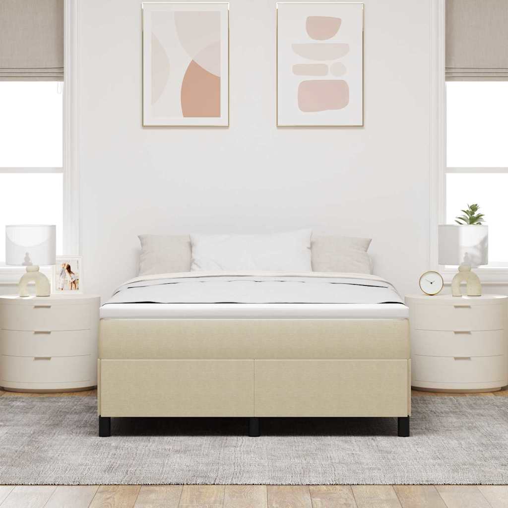 vidaXL Κρεβάτι με ελατήρια Γκρι Πράσινο 160 x 200 cm