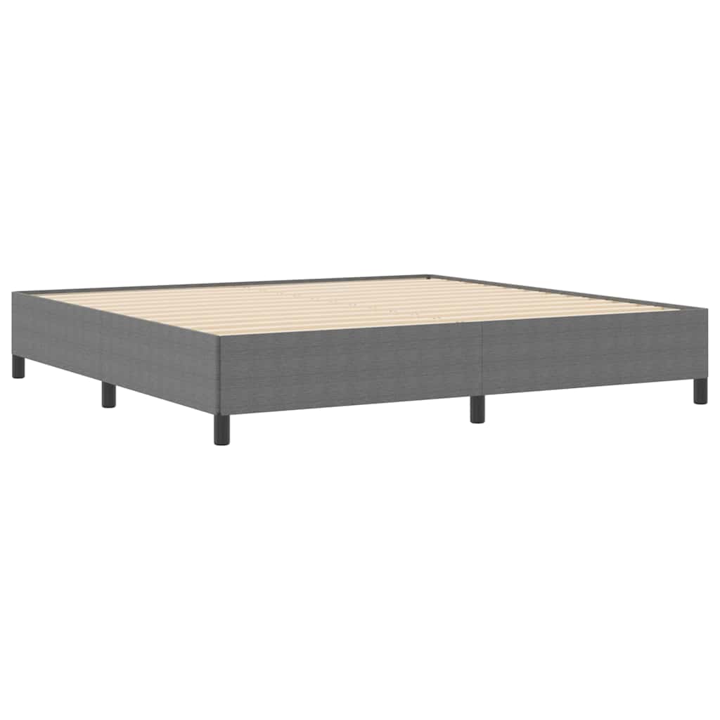 vidaXL Κρεβάτι με ελατήρια Ανοιχτό γκρι 200 x 200 cm