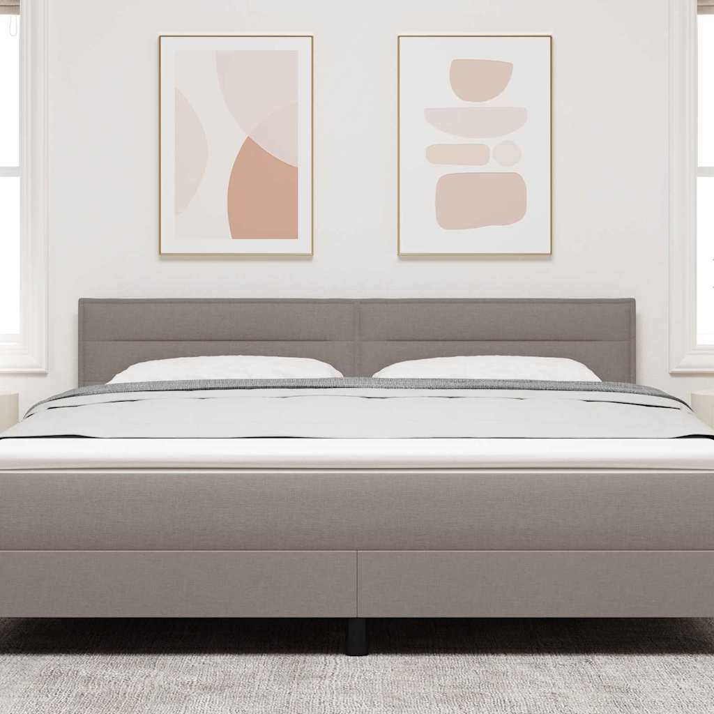 vidaXL Κεφαλάρι Taupe ύφασμα