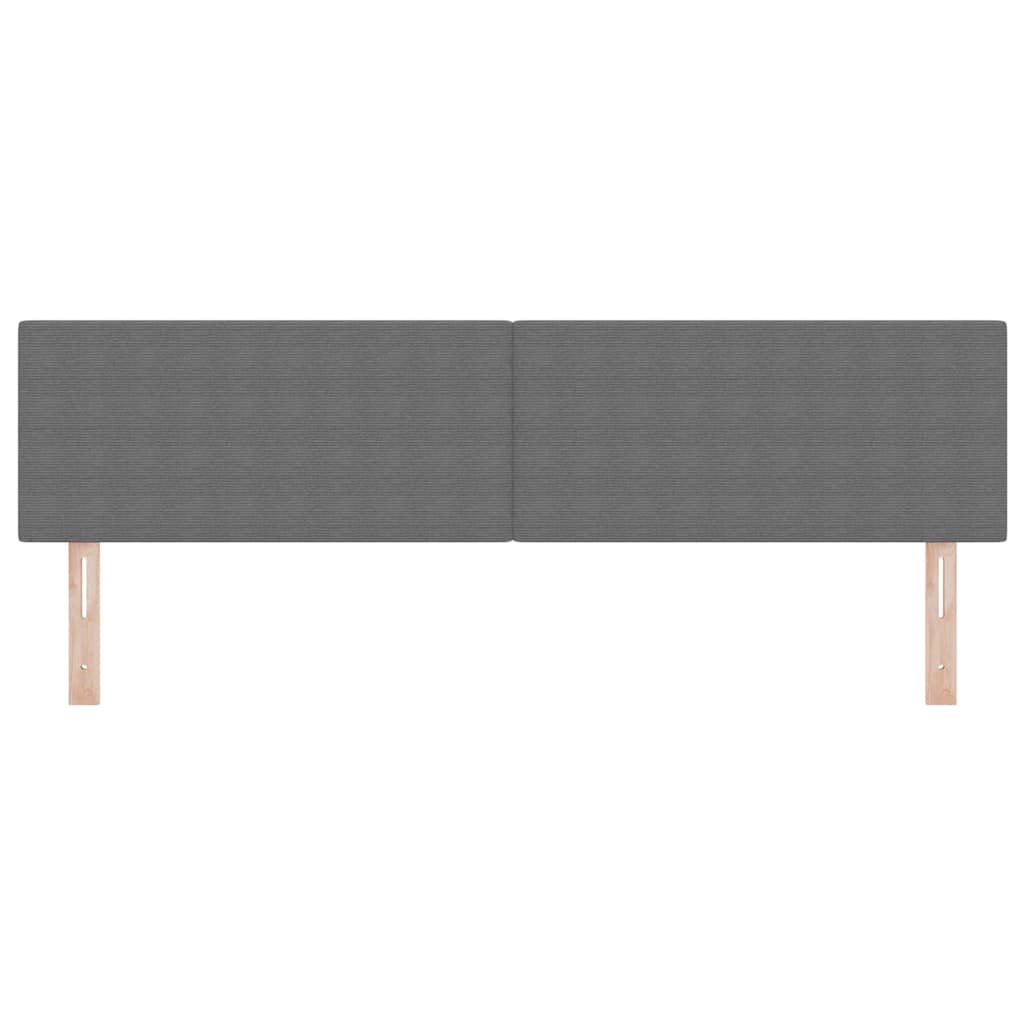 vidaXL Κεφαλάρι με κεφαλάρι Ανοιχτό γκρι 180 cm Τεχνητό Δέρμα