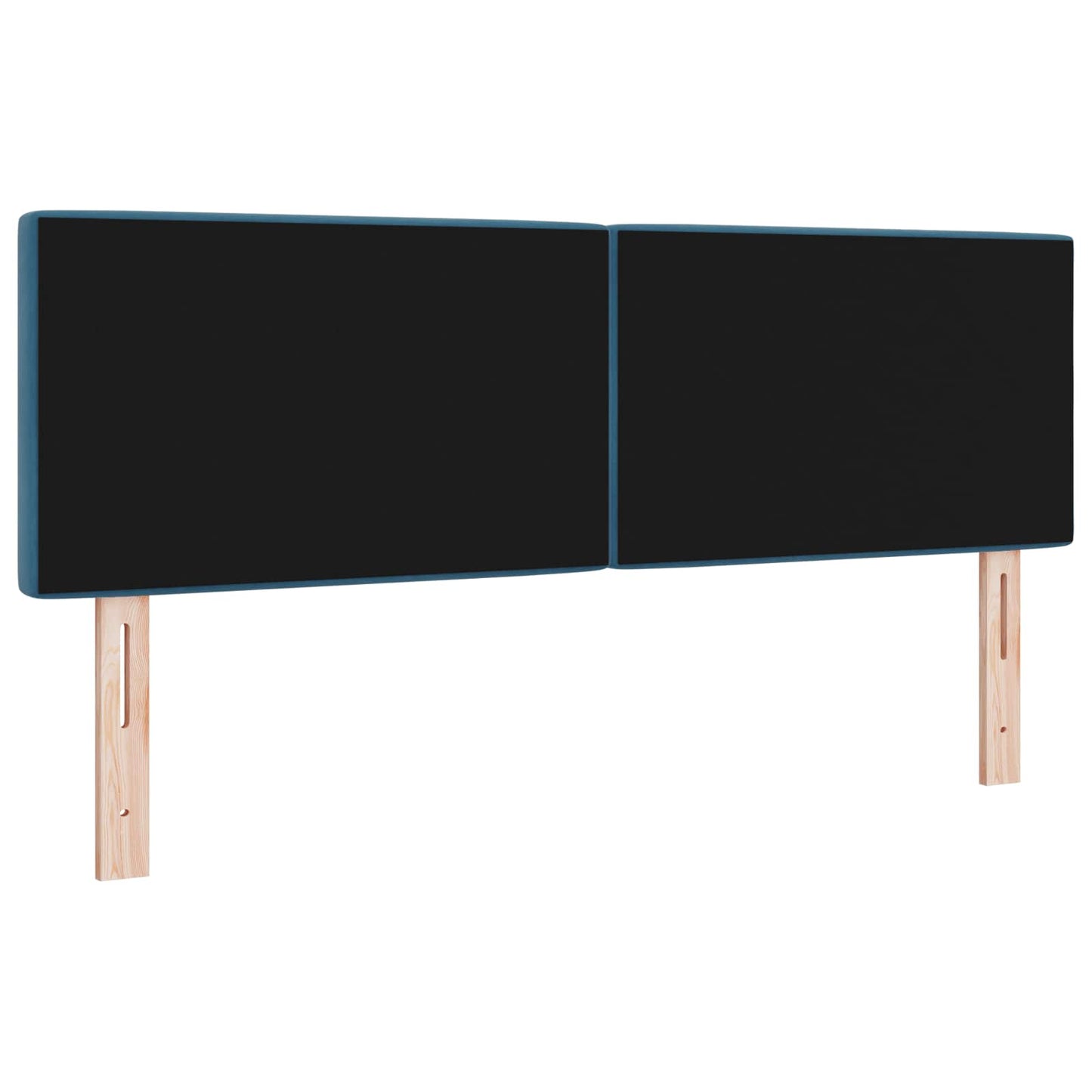 vidaXL Κεφαλάρι Σκούρο Μπλε 160 cm Βελούδο