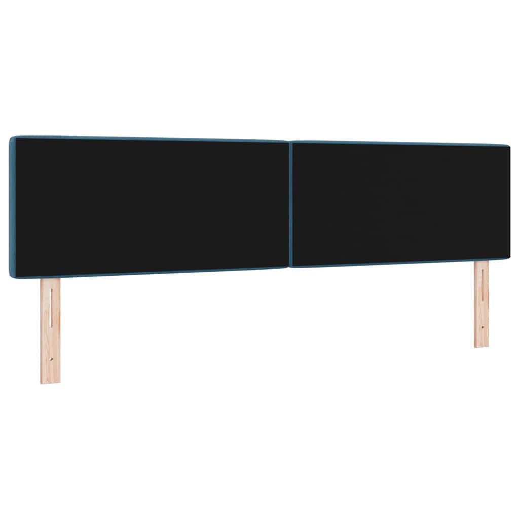 vidaXL Κεφαλάρι Σκούρο Μπλε 180 cm Βελούδο