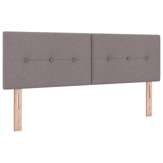 vidaXL Κεφαλάρι με κεφαλάρι Taupe 160 cm Τεχνητό Δέρμα