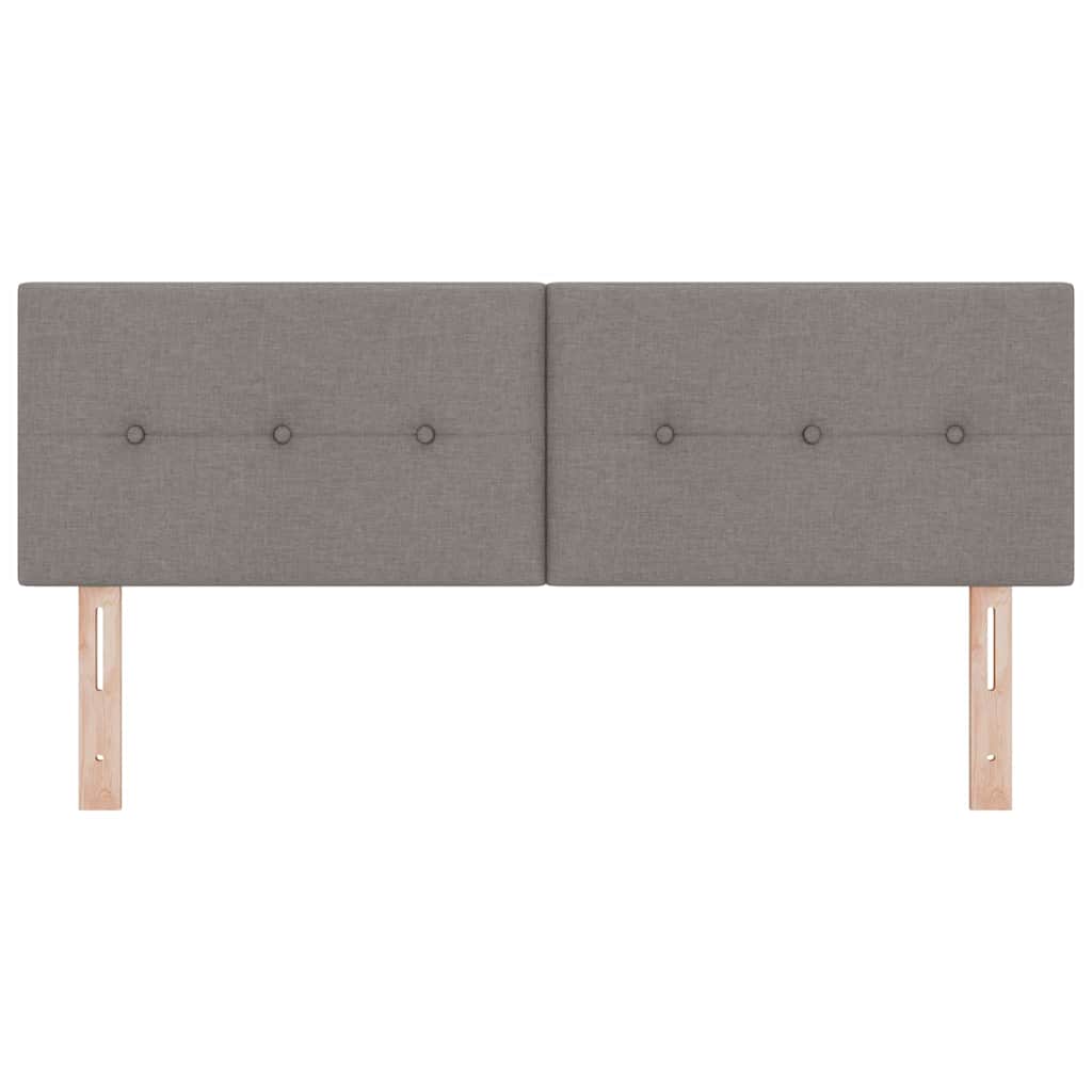 vidaXL Κεφαλάρι με κεφαλάρι Taupe 160 cm Τεχνητό Δέρμα