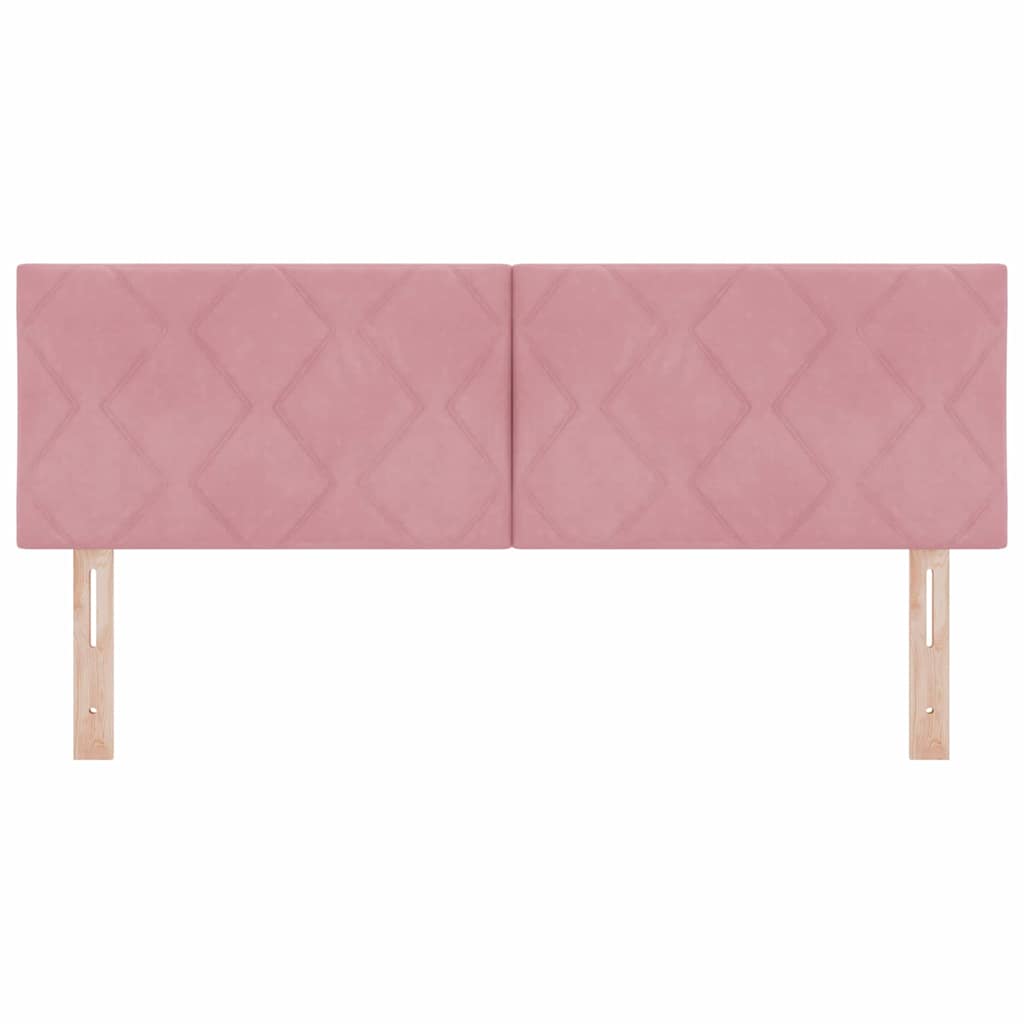 vidaXL Κεφαλάρι Ροζ 144 cm Βελούδο
