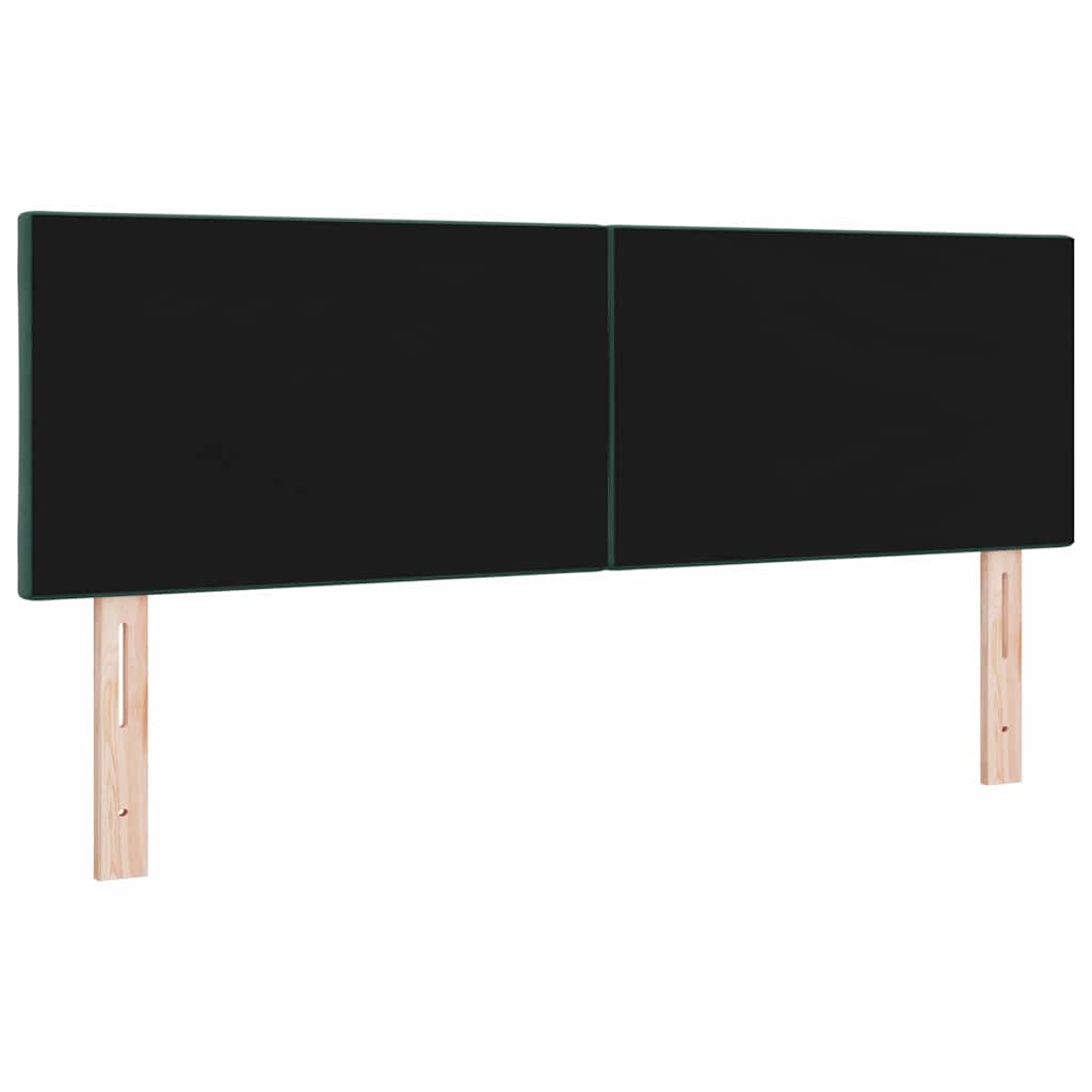 vidaXL Κεφαλάρι Σκούρο Πράσινο 160 cm Βελούδο
