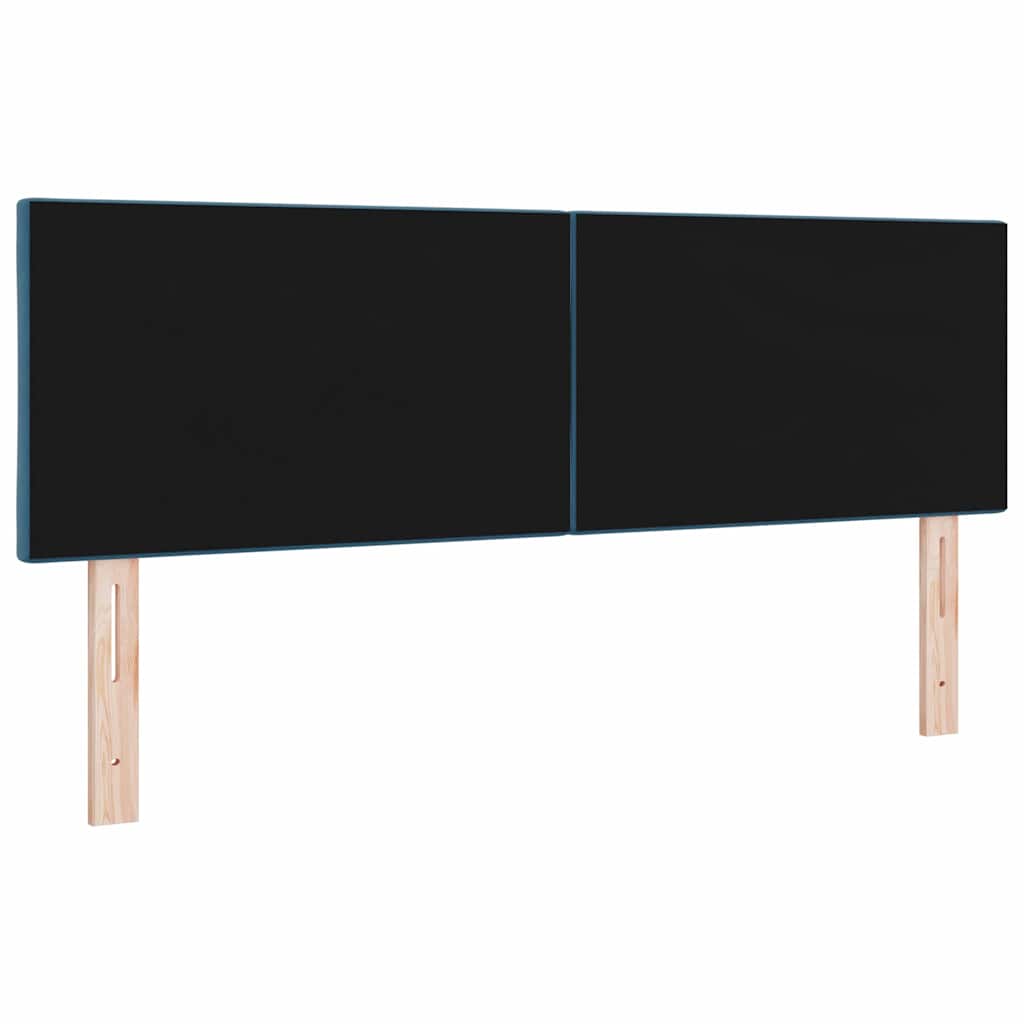 vidaXL Κεφαλάρι Σκούρο Μπλε 160 cm Βελούδο