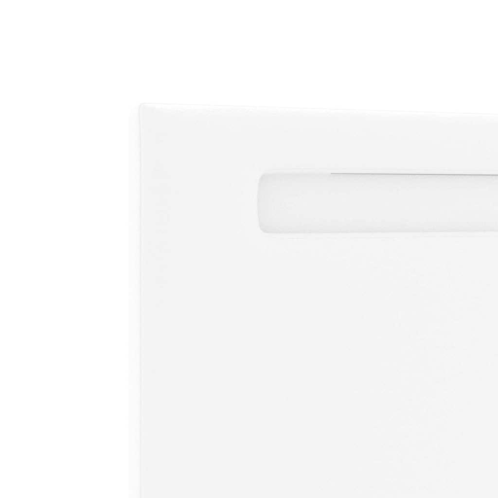 vidaXL Κεφαλάρι Επιτοίχιο με κεφαλάρι Λευκό 160 cm PVC