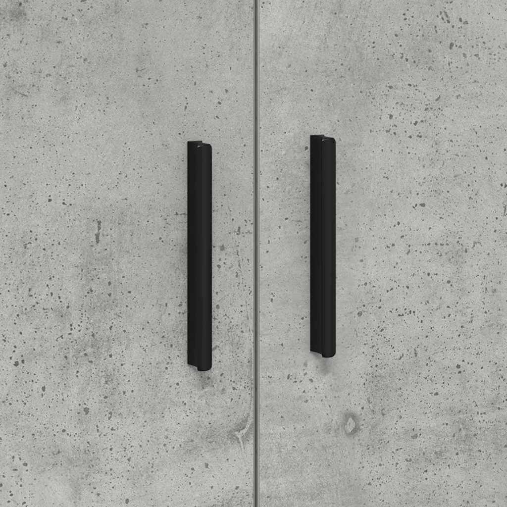 vidaXL Ντουλάπι αποθήκευσης 2 pcs Σκυρόδεμα Γκρι 118 x 41 x 40 εκ