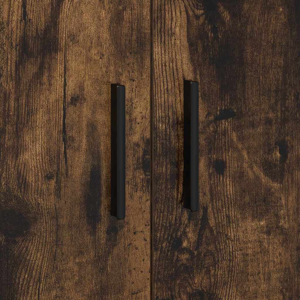 vidaXL Ντουλάπι αποθήκευσης 2 pcs Καπνιστό Δρύς 118 x 41 x 40 εκ