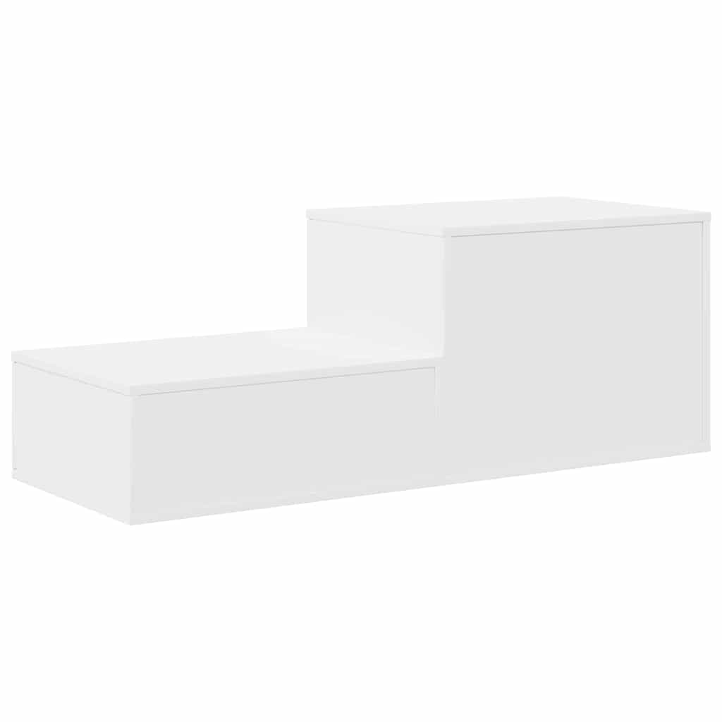 vidaXL Ντουλάπι αποθήκευσης 2 pcs Λευκό 103 x 41 x 40 εκ