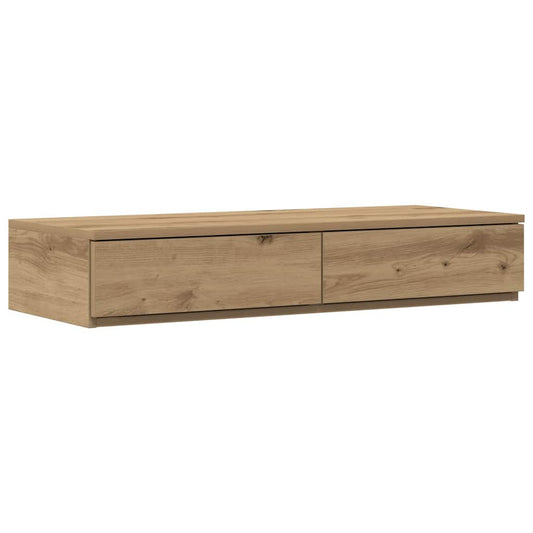 vidaXL Συρτάρια κρεβατιού Artisan Oak 100 x 36,5 x 16,5 εκ