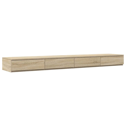 vidaXL Συρτάρια κρεβατιού με συρτάρι Δρύς Sonoma 200 x 36,5 x 16,5 εκ