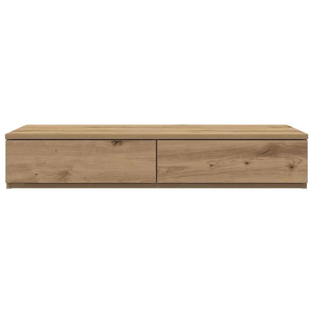 vidaXL Συρτάρια κρεβατιού με συρτάρι Artisan Oak 75 x 36,5 x 16,5 εκ