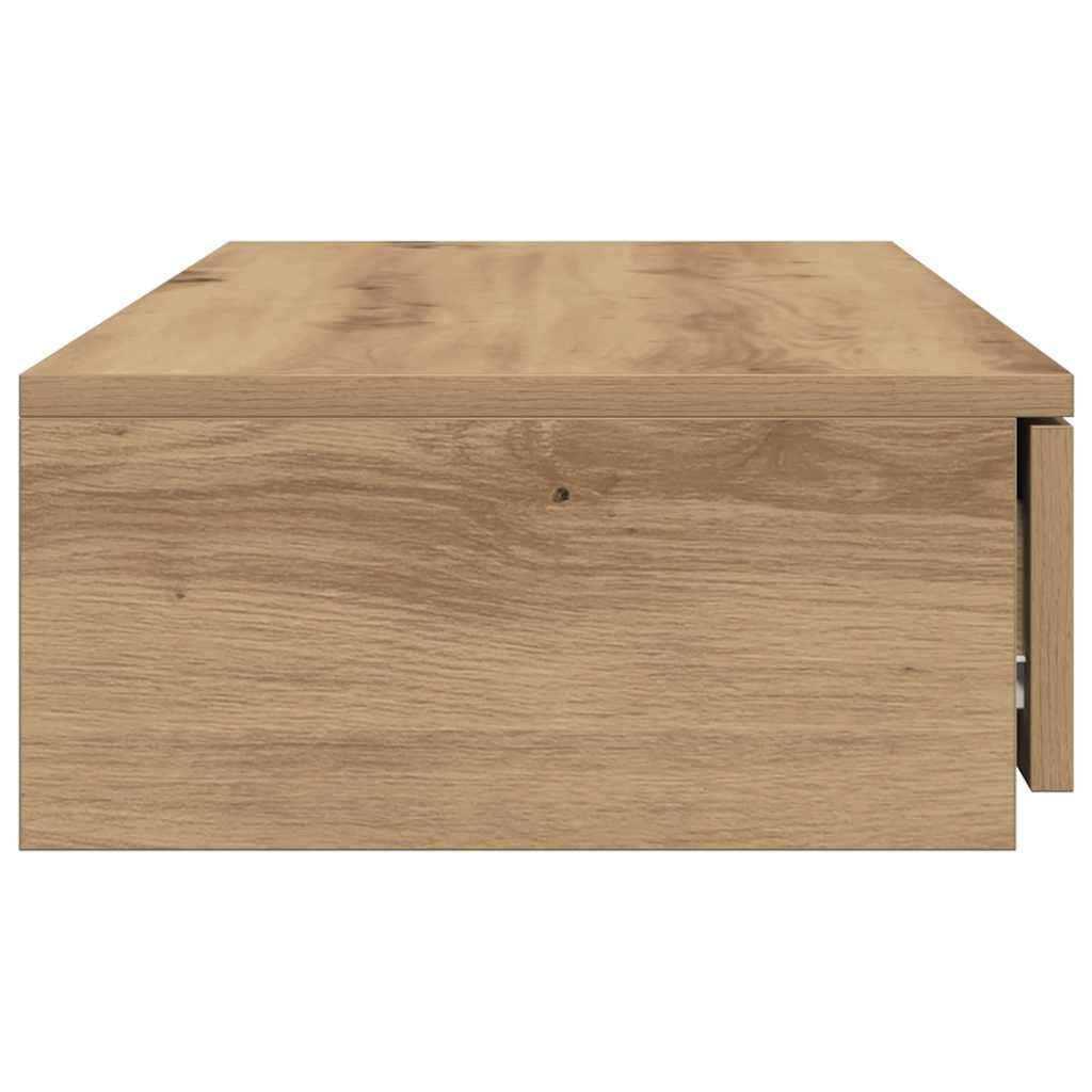 vidaXL Συρτάρια κρεβατιού με συρτάρι Artisan Oak 75 x 36,5 x 16,5 εκ