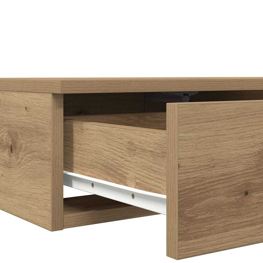 vidaXL Συρτάρια κρεβατιού με συρτάρι Artisan Oak 160 x 36,5 x 16,5 εκ