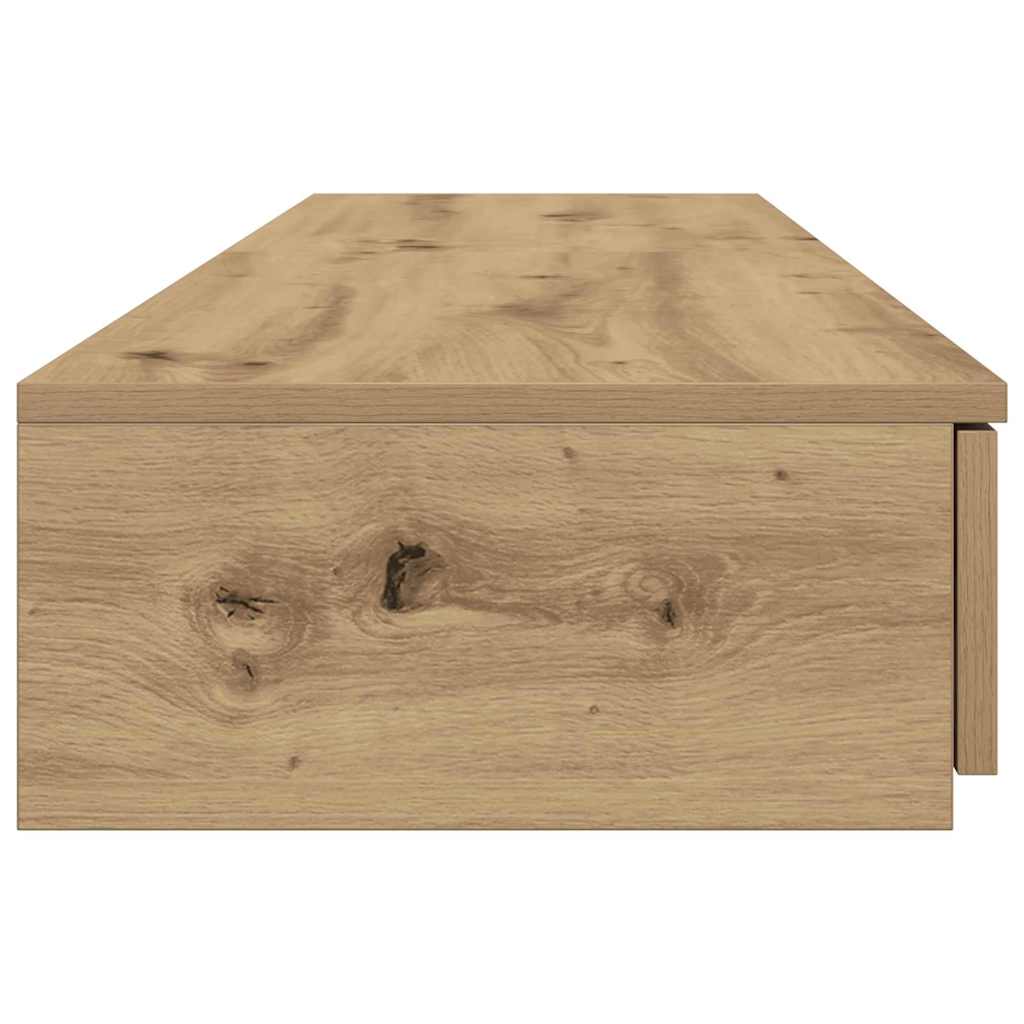 vidaXL Συρτάρια κρεβατιού με συρτάρι Artisan Oak 160 x 36,5 x 16,5 εκ