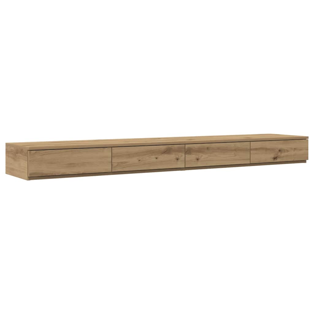 vidaXL Συρτάρια κρεβατιού με συρτάρι Artisan Oak 180 x 36,5 x 16,5 εκ
