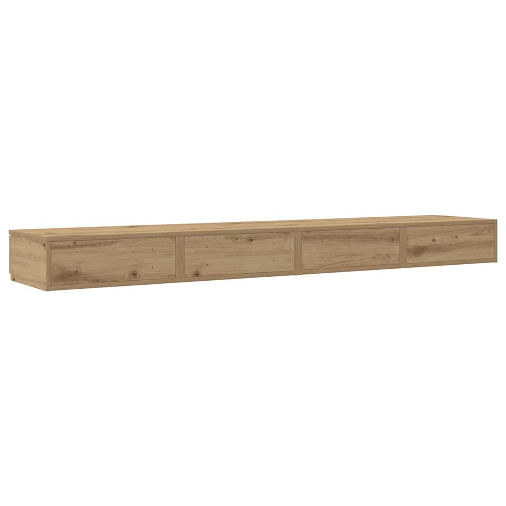 vidaXL Συρτάρια κρεβατιού με συρτάρι Artisan Oak 180 x 36,5 x 16,5 εκ
