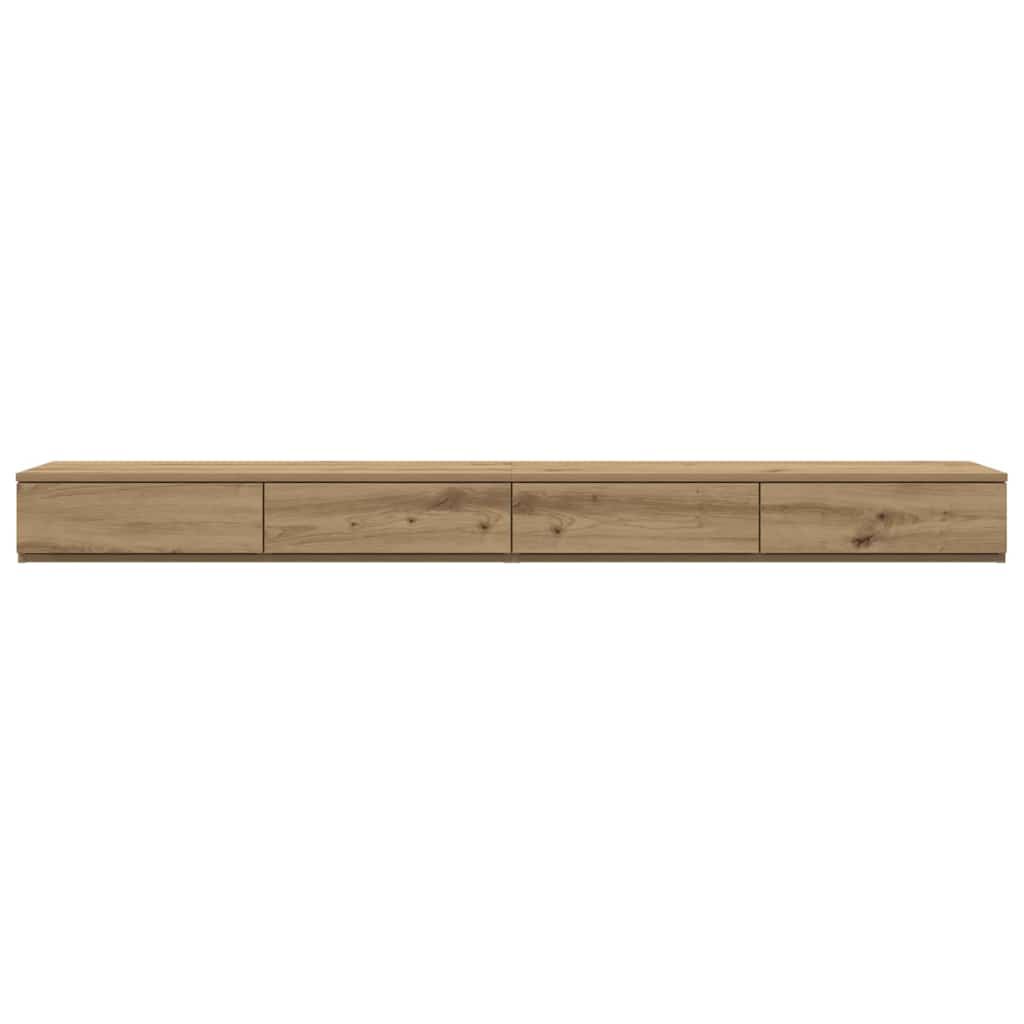 vidaXL Συρτάρια κρεβατιού με συρτάρι Artisan Oak 180 x 36,5 x 16,5 εκ
