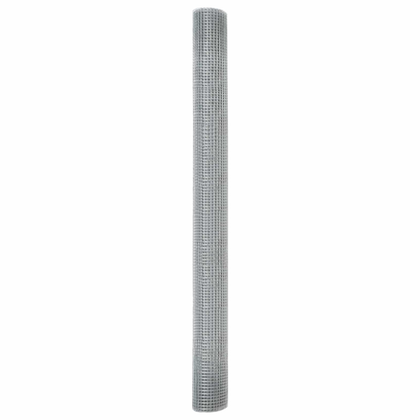 vidaXL Συγκολλητός φράχτης από σύρμα Ασημί 1.6 x 10 m