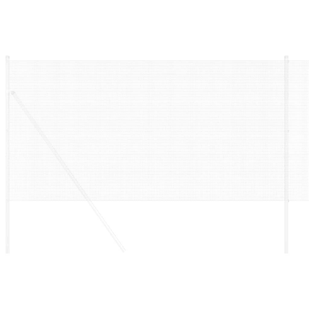 vidaXL Συγκολλητός φράχτης από σύρμα Ασημί 0.6 x 25 μ Ατσάλι