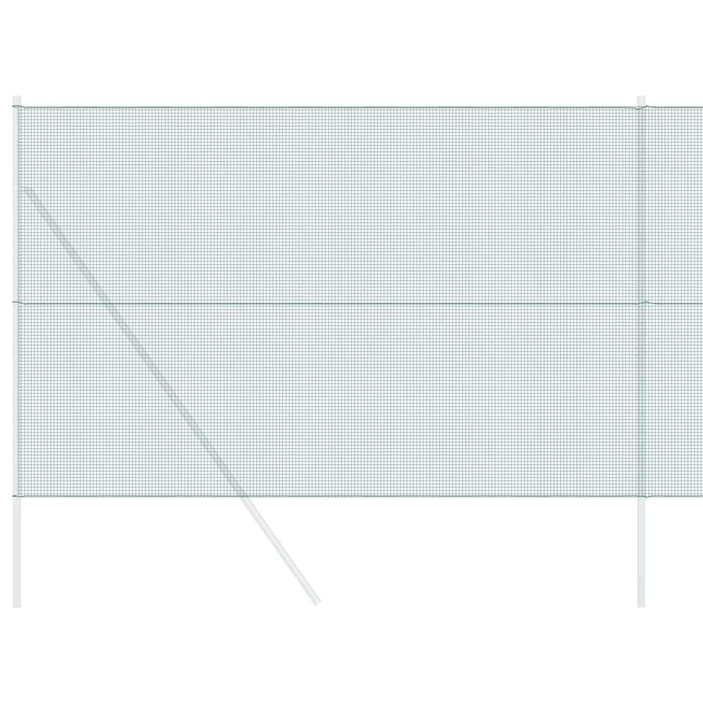 vidaXL Συγκολλητός φράχτης από σύρμα Πράσινο 1.6 x 10 m Ατσάλι