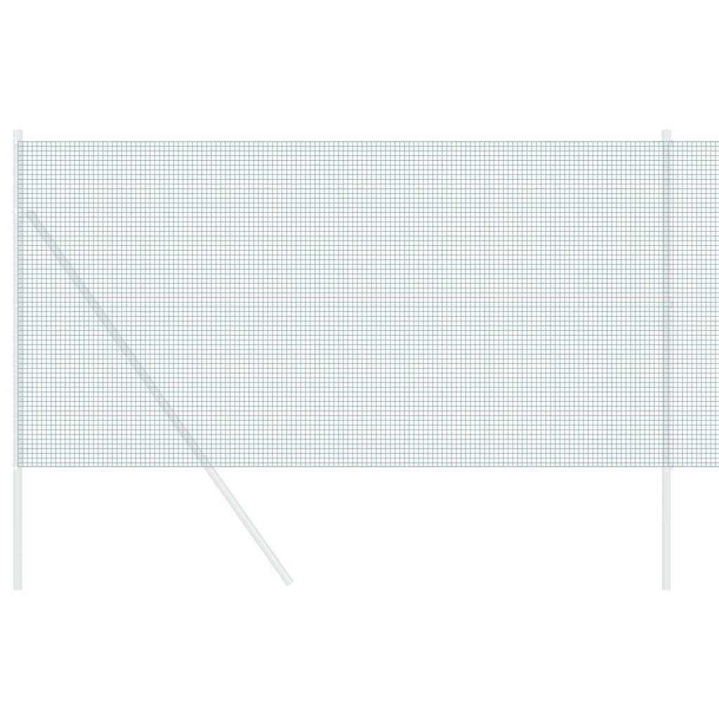 vidaXL Συγκολλητός φράχτης από σύρμα Πράσινο 1.4 x 50 m Ατσάλι