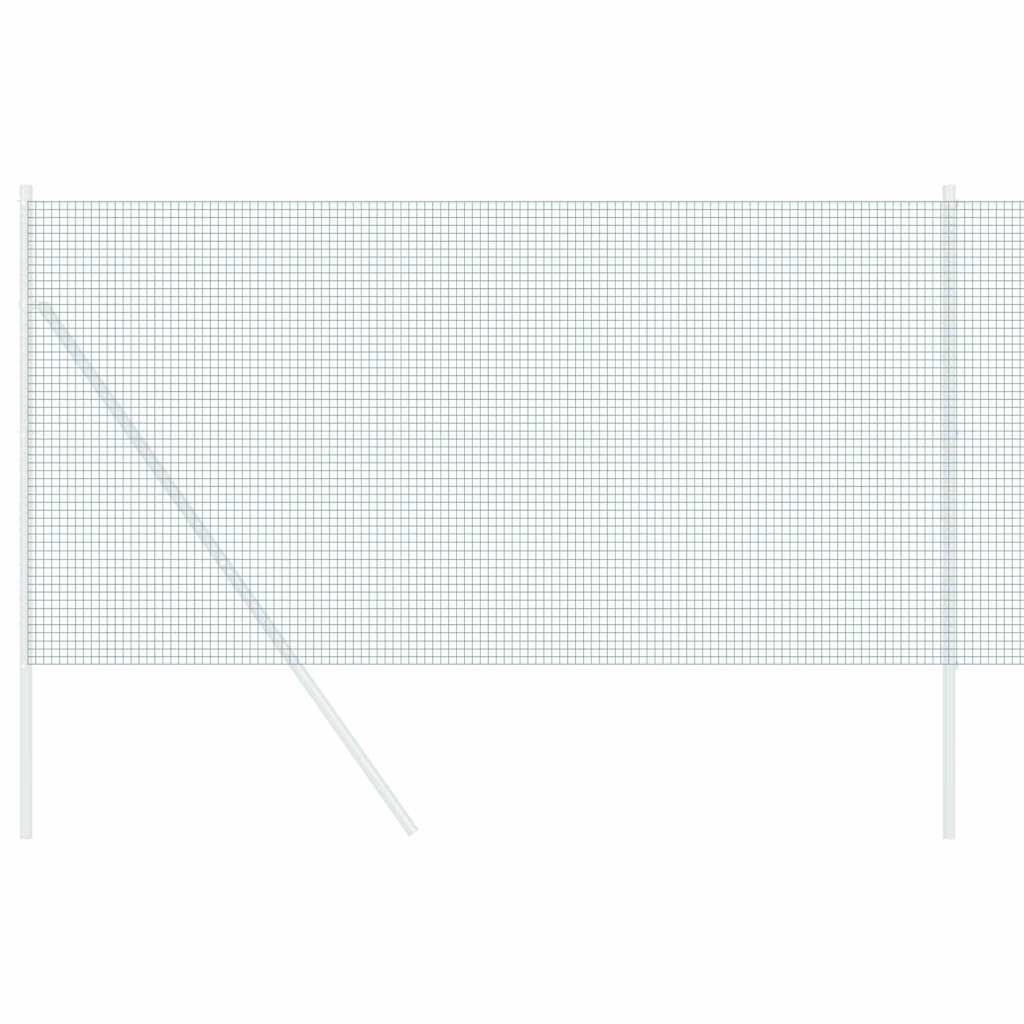 vidaXL Συγκολλητός φράχτης από σύρμα Πράσινο 1.4 x 50 m Ατσάλι