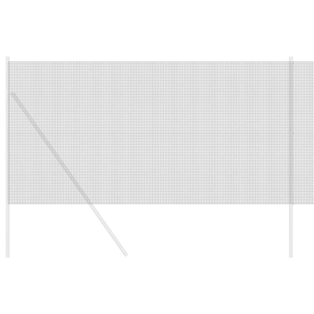 vidaXL Συγκολλητός φράχτης από σύρμα Γκρι 1.4 x 25 m Ατσάλι