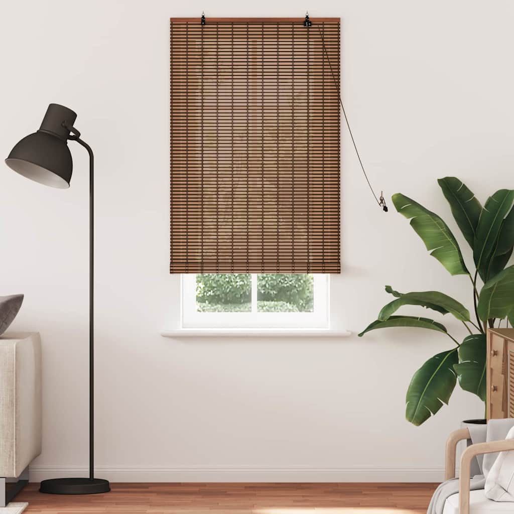 vidaXL Ρόλερ (στόρι) Καφέ 90 x 220 cm Μπαμπού