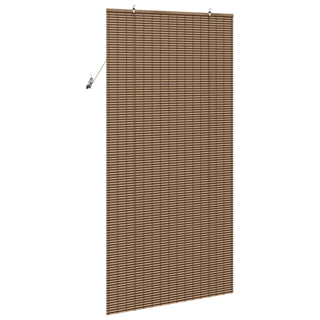 vidaXL Ρολό Παραθύρου Γεωμετρικό Καφέ 110 x 220 cm Μπαμπού