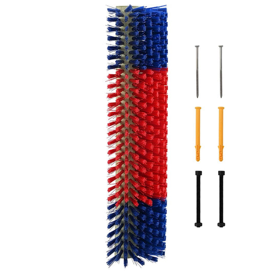 vidaXL Βούρτσες Βοοειδών Κόκκινο και μπλε 50 x 17 x 9 εκ PP