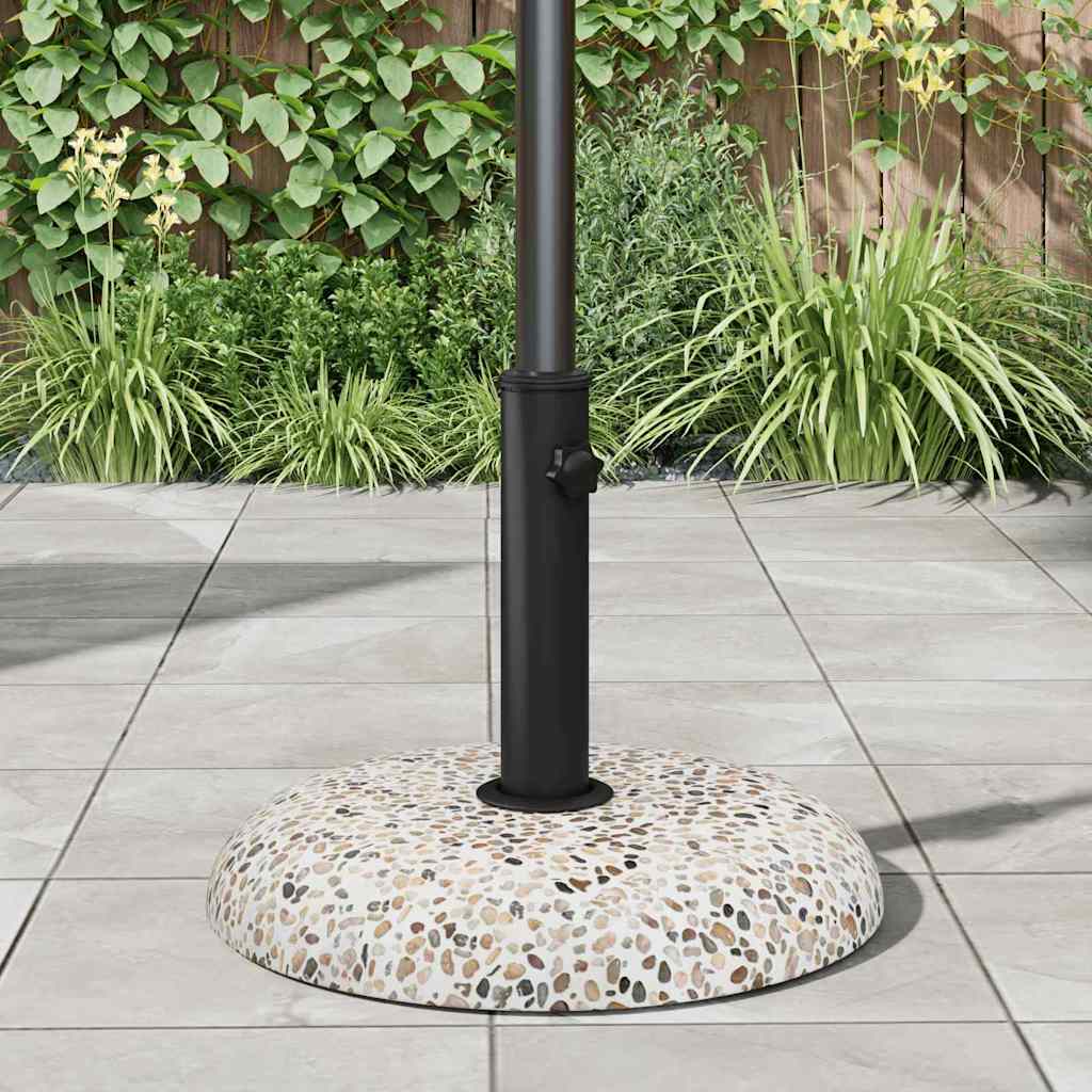 vidaXL Βάση ομπρέλας Πολύχρωμο και Μαύρο 45 x 45 x 40 cm