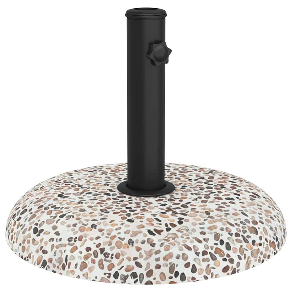 vidaXL Βάση ομπρέλας Πολύχρωμο και Μαύρο 45 x 45 x 40 cm