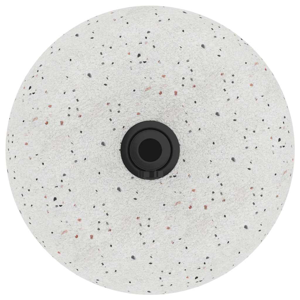 vidaXL Βάση ομπρέλας Λευκό και Μαύρο 45 x 45 x 40 cm