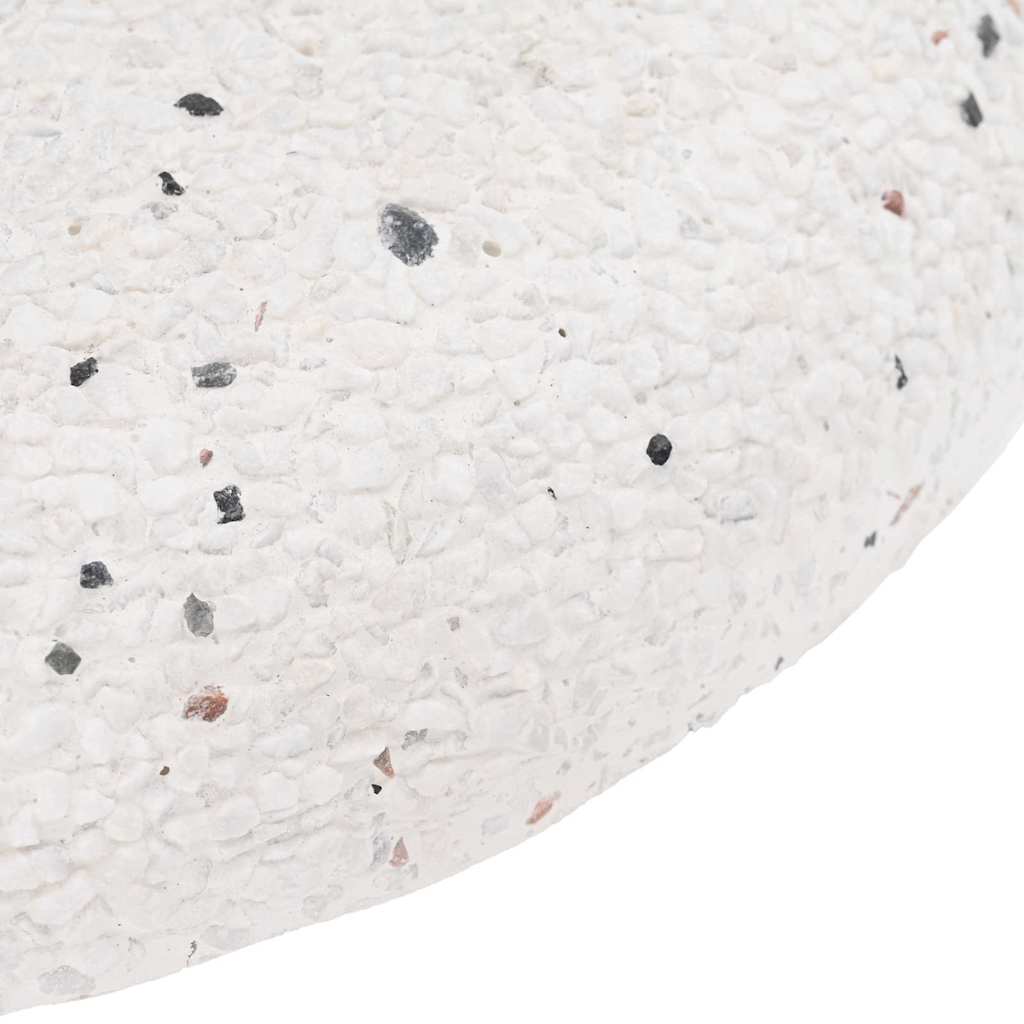vidaXL Βάση ομπρέλας Λευκό και Μαύρο 45 x 45 x 40 cm