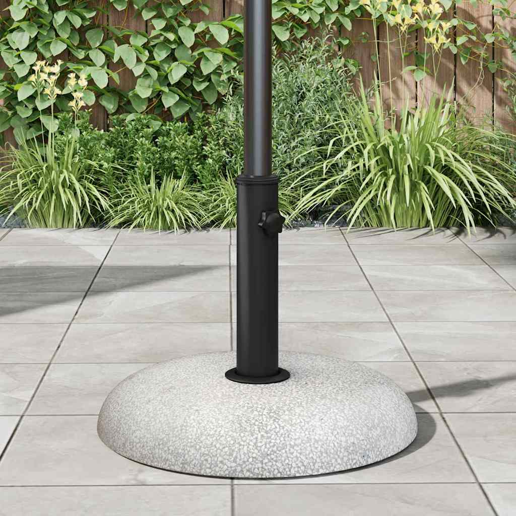 vidaXL Βάση ομπρέλας Ανοιχτό γκρι Γκρι 45 x 45 x 40 cm