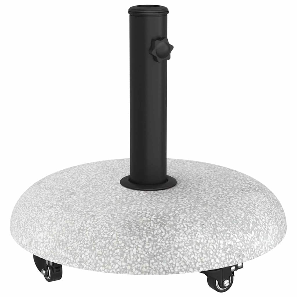 vidaXL Βάση ομπρέλας Απαλός Γκρι και Μαύρος 45 x 45 x 40 cm