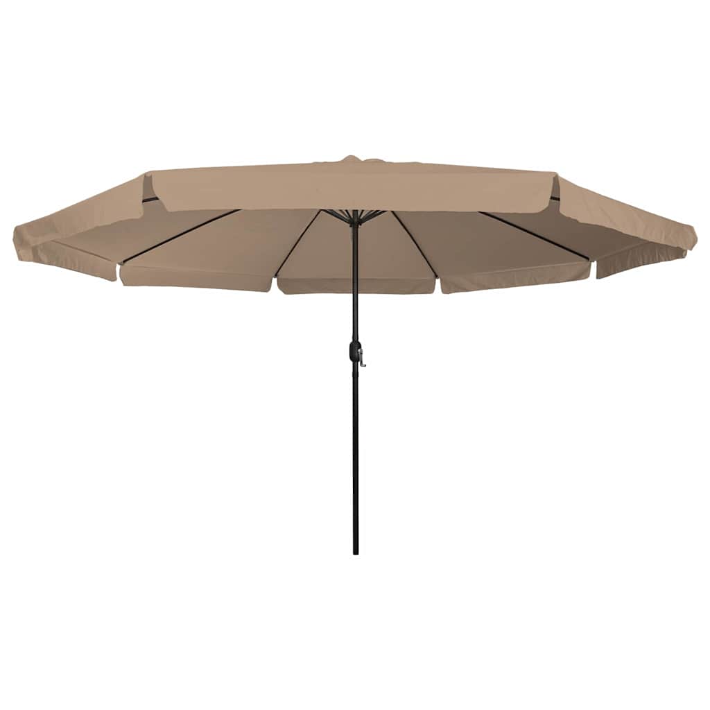 vidaXL Ομπρέλα Κήπου Taupe 394 x 394 x 248 εκ Πολυεστέρας και Χάλυβας