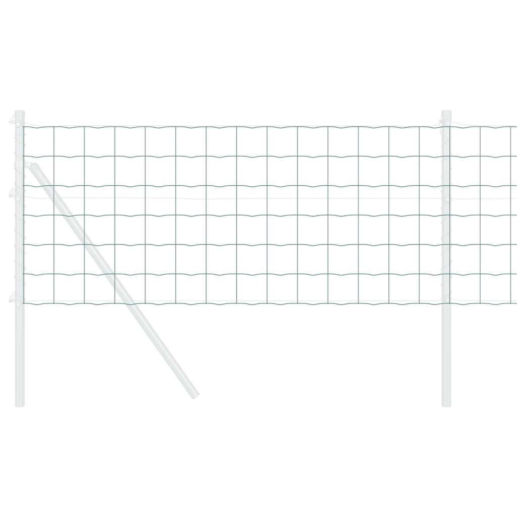 vidaXL Ευρωπαϊκό Φράχτη Πράσινο 0.6x10 μ Σίδερο