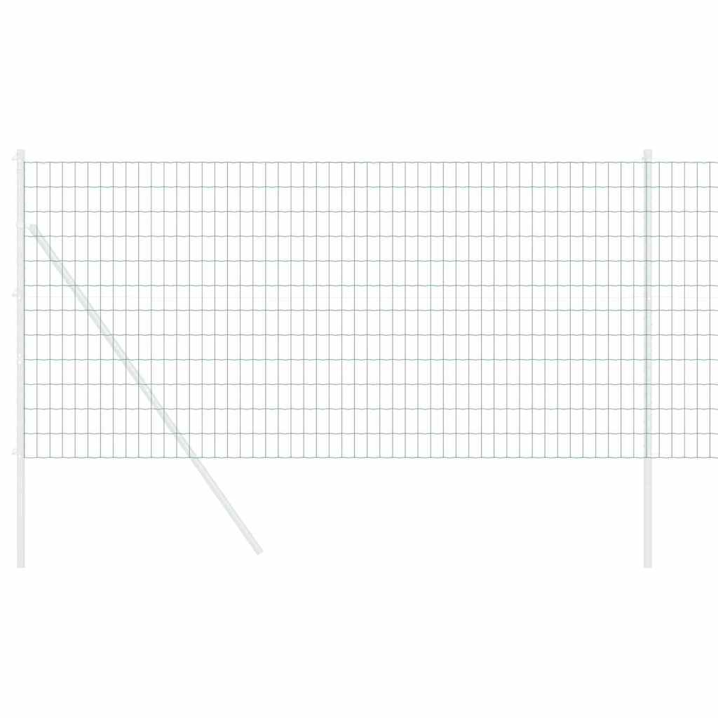 vidaXL Φράχτης Ευρώ Πράσινος 1.2x25 μ Σίδερο