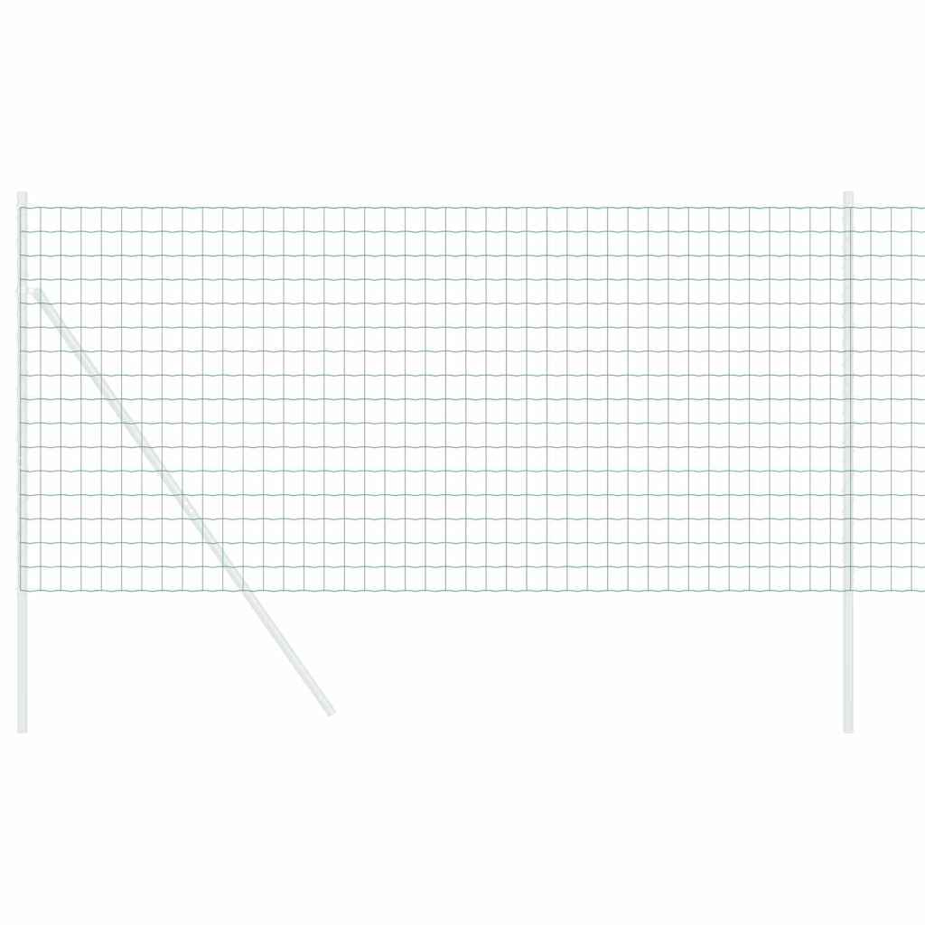 vidaXL Φράχτης ευρώ Πράσινος 0,4x25 μ Χάλυβας