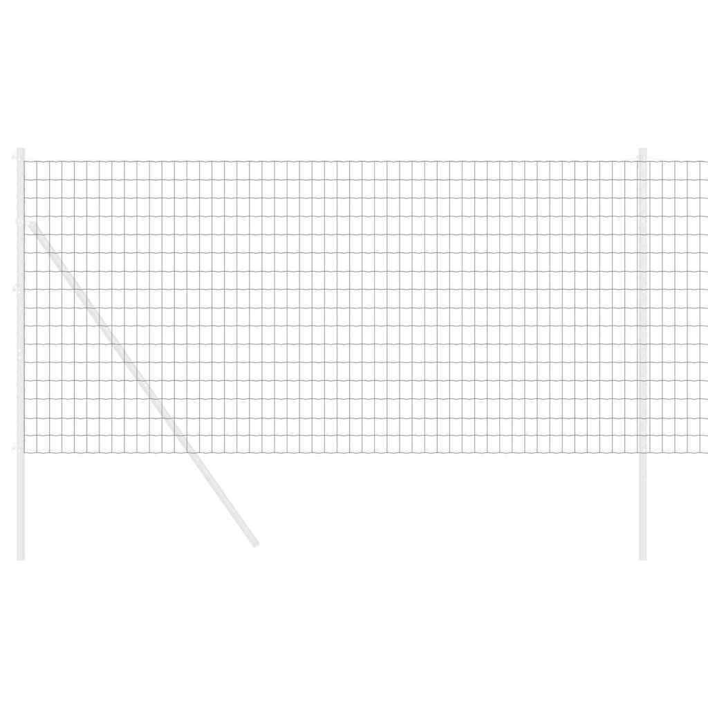 vidaXL Ευρωπαϊκός Φράχτης Γκρι 1x10 μ Σίδερο