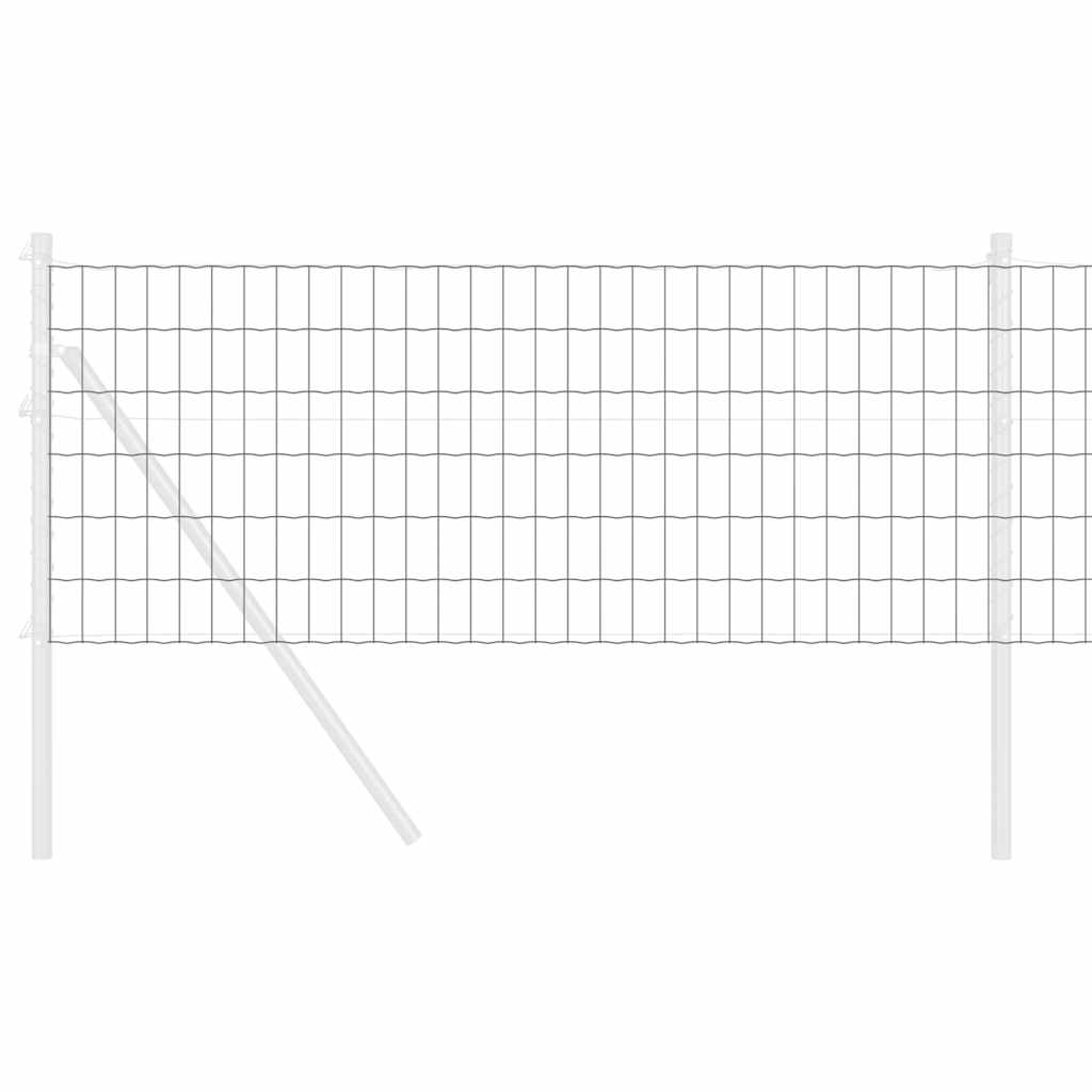 vidaXL Ευρωπαϊκός Φράκτης Γκρι 0.4x10 μ Σίδηρος