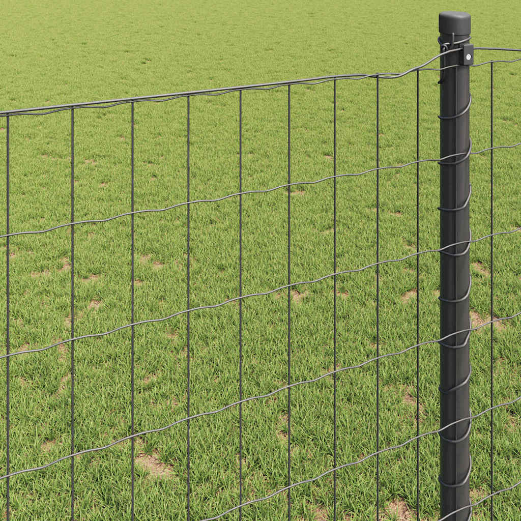 vidaXL Euro Fence Γκρι 1.5x10 μ Χάλυβα
