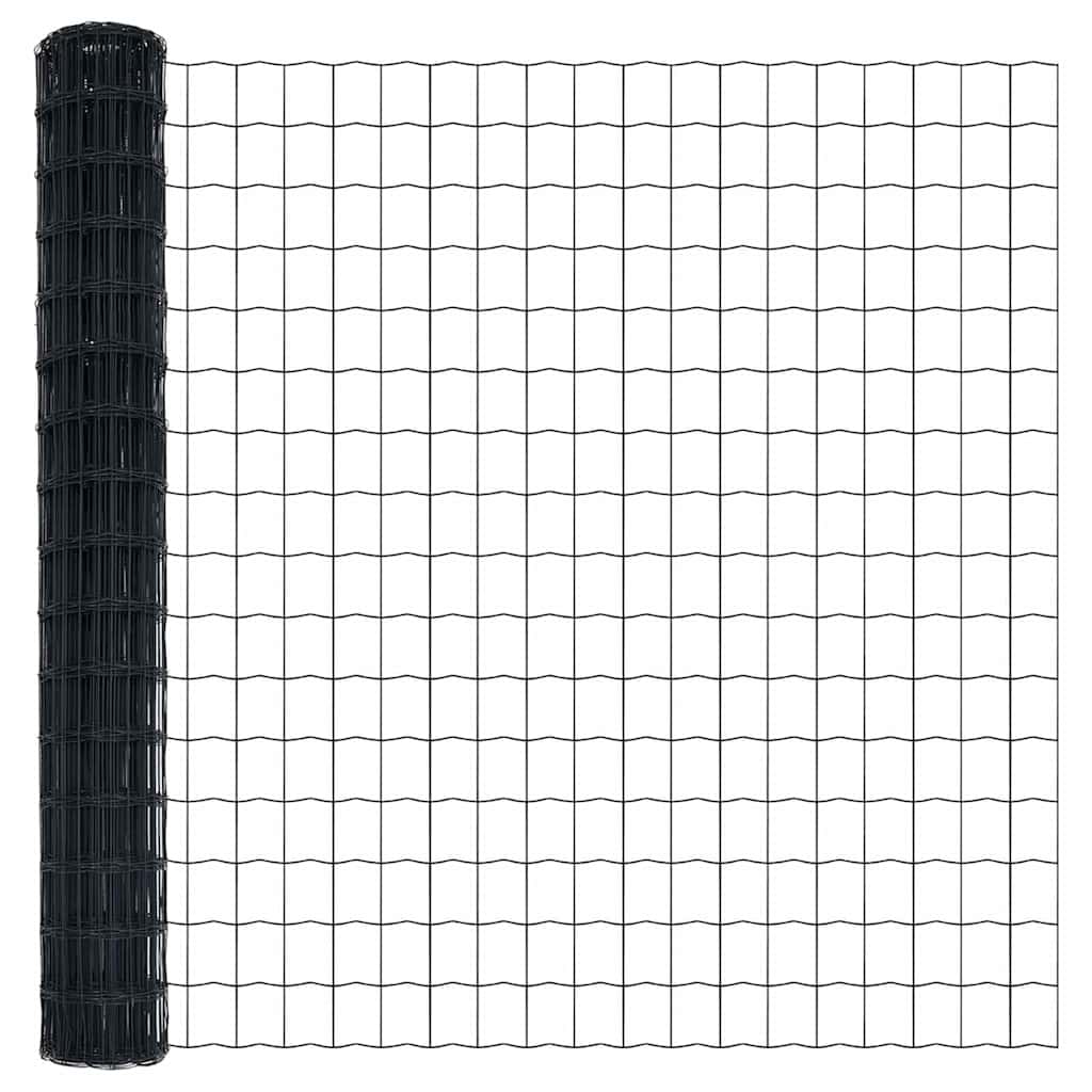 vidaXL Ευρωπαϊκό Φράχτη Γκρι 1.5x10 μ Σίδερο