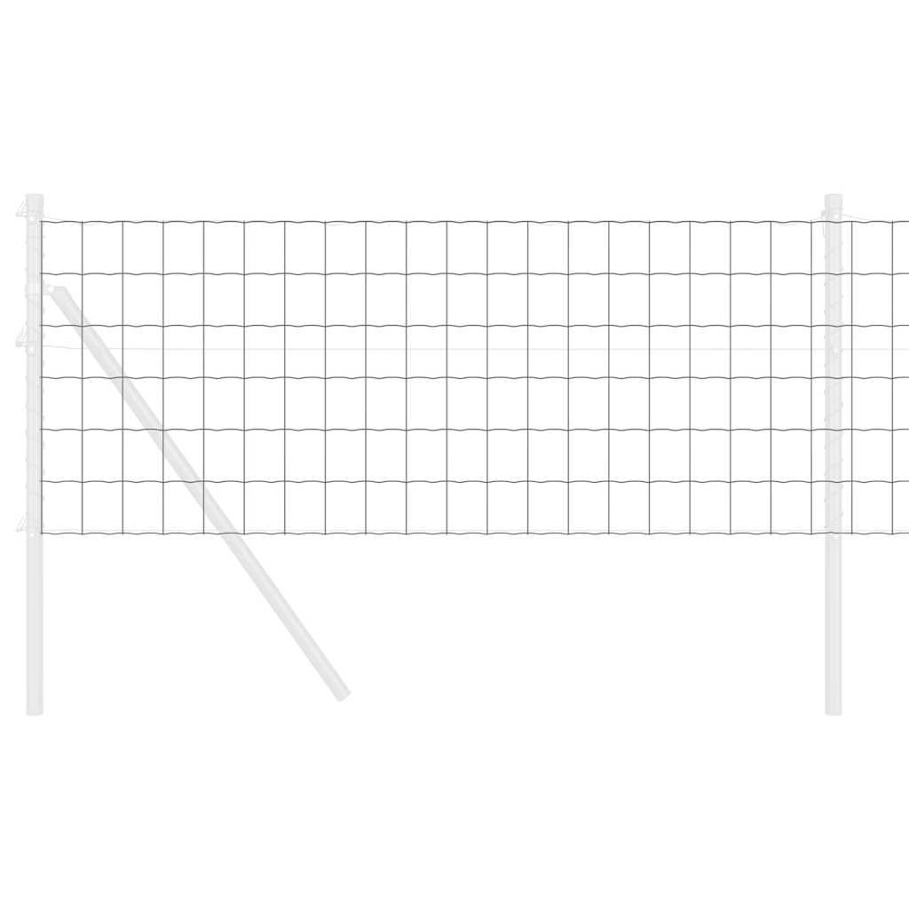 vidaXL Ευρωπαϊκός Φράχτης Γκρι 0.4x50 m