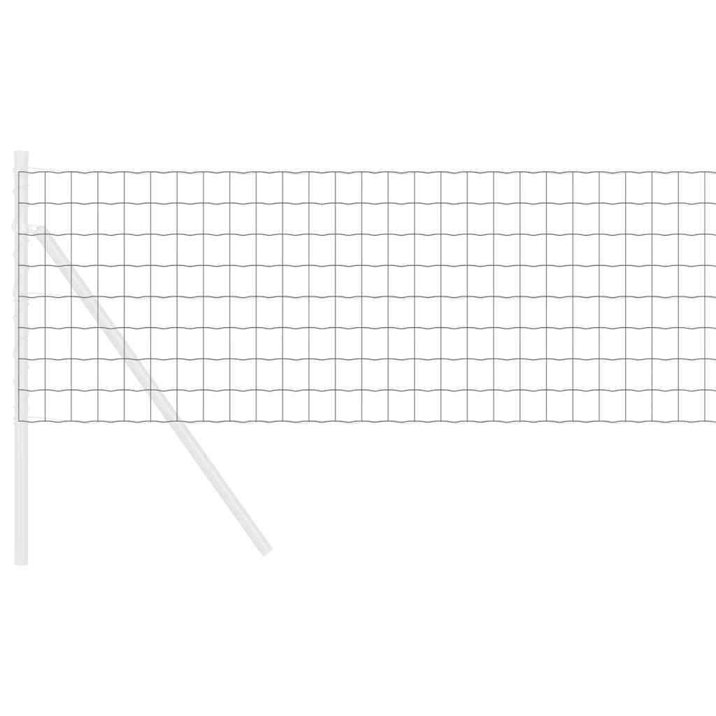 vidaXL Euro Fence Γκρι 0.4x10 μ Σίδηρος